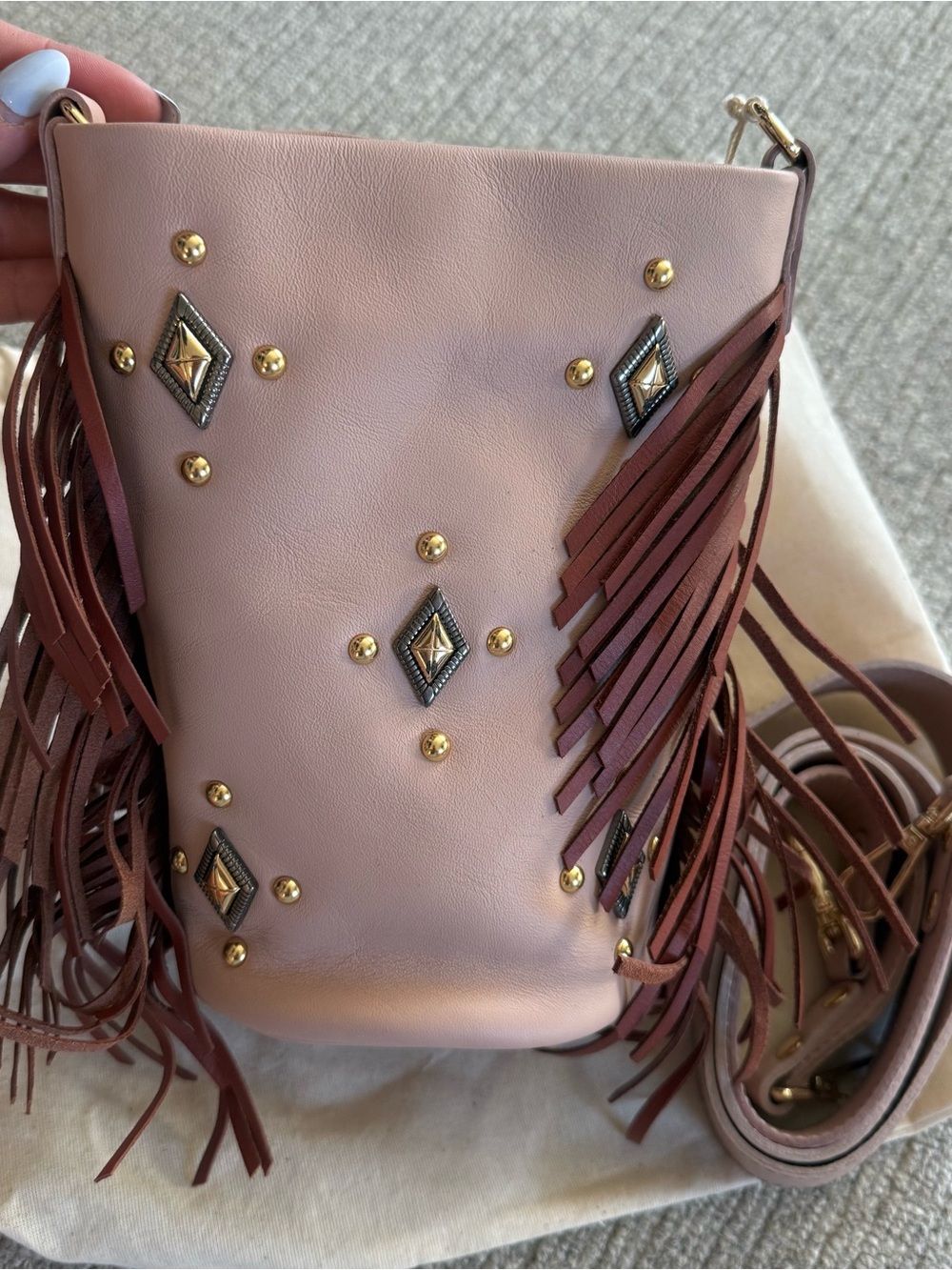 Mercules Candy Fringe Bag NWT